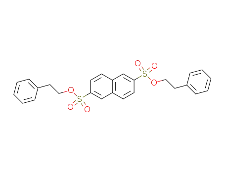 Naphthalene-2,6-disulfonic acid diphenethyl ester