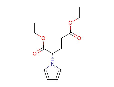 Pentanedioic acid, 2-(1H-pyrrol-1-yl)-, diethyl ester, (2S)-