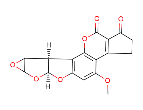 1H,12H-Furo(3',2':4,5)furo(2,3-h)pyrano(3,4-c)(1)benzopyran-1,12-dione, 3,4,7a,10a-tetrahydro-5-methoxy-, (7aR-cis)-