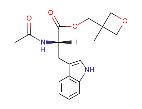 (S)-2-Acetylamino-3-(1H-indol-3-yl)-propionic acid 3-methyl-oxetan-3-ylmethyl ester