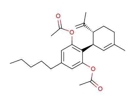 (1′R,2′R)-5′-methyl-4-pentyl-2′-(prop-1-en-2-yl)-1′,2′,3′,4′-tetrahydro-[1,1′-biphenyl]-2,6-diyl diacetate
