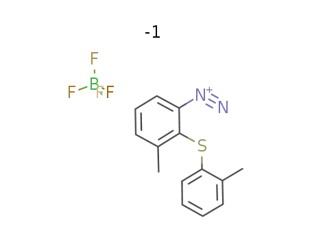 2-methylphenyl 2-methyl-6-diazophenyl sulfide fluoroborate