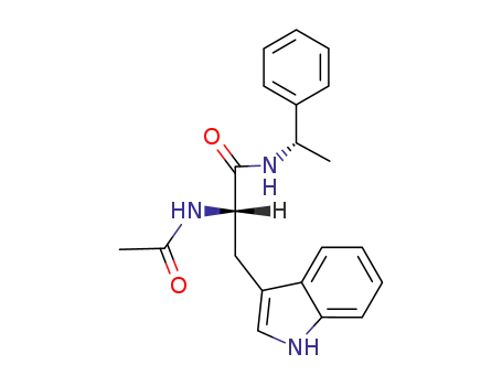 (S)-2-Acetylamino-3-(1H-indol-3-yl)-N-((S)-1-phenyl-ethyl)-propionamide