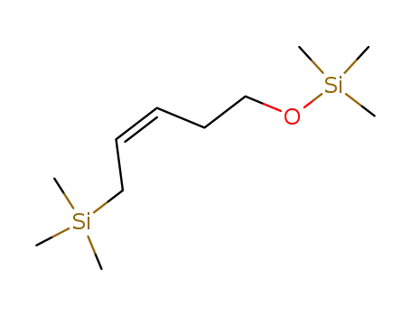 Molecular Structure of 193829-28-6 (Silane, trimethyl[5-[(trimethylsilyl)oxy]-2-pentenyl]-, (Z)-)