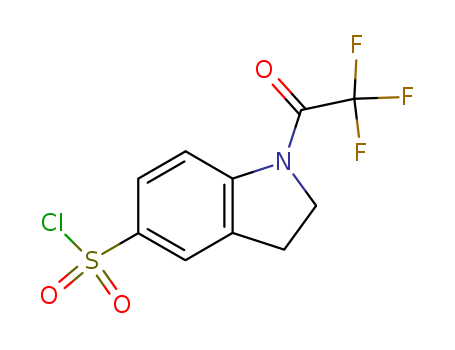1H-Indole-5-sulfonyl chloride, 2,3-dihydro-1-(2,2,2-trifluoroacetyl)-