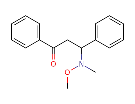 3-(Methoxy-methyl-amino)-1,3-diphenyl-propan-1-one