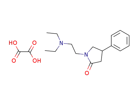 1-(2-diethylaminoethyl)-4-phenyl-2-pyrrolidinone oxalate