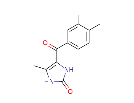 1,3-dihydro-4-(3-iodo-4-methylbenzoyl)-5-methyl-2H-1,3-imidazol-2-one