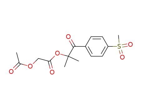 acetoxy-acetic acid 2-(4-methanesulfonylphenyl)-1,1-dimethyl-2-oxo-ethyl ester