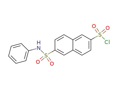 6-phenylsulfamoyl-naphthalene-2-sulfonyl chloride