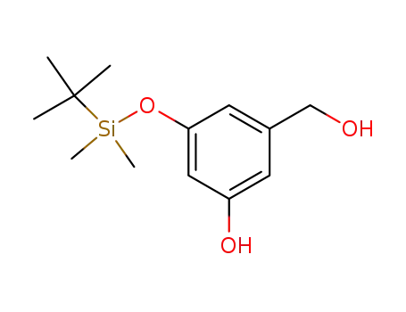 3-{[(tert-butyl)dimethylsilyl]oxy}-5-hydroxybenzyl alcohol