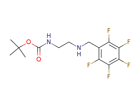 tert–butyl (2-(((perfluorophenyl)methyl)amino)ethyl)carbamate
