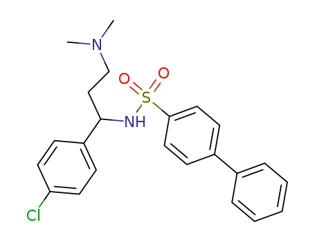 N-[1-(4-chlorophenyl)-3-dimethylaminopropyl]-4-phenyl-benzenesulfonamide