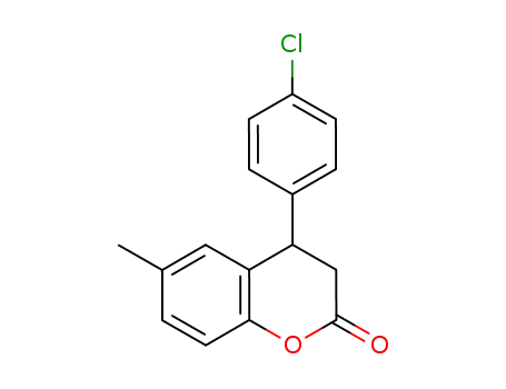 4-(4-chlorophenyl)-6-methylchroman-2-one