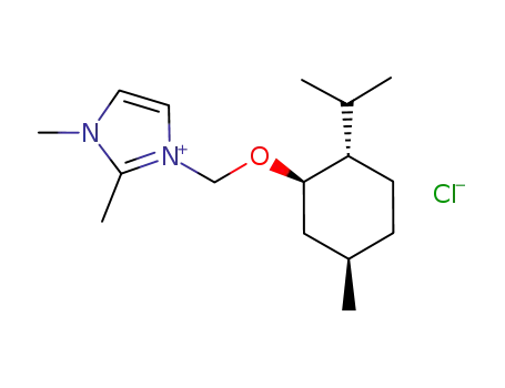 1-[(1R,2S,5R)-(-)-menthoxymethyl]-2,3-dimethylimidazolium chloride