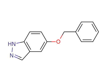 Molecular Structure of 78299-75-9 (5-BENZYLOXY-1H-INDAZOLE)
