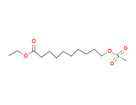 mesylate of ethyl 10-hydroxydecanoate
