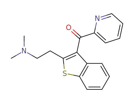 [2-(2-dimethylaminoethyl)benzo[b]thiophen-3-yl]pyridin-2-ylmethanone