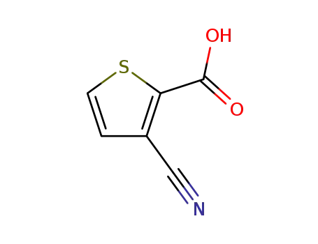 Molecular Structure of 58231-00-8 (3-CYANOTHIOPHENE-2-CARBOXYLIC ACID)