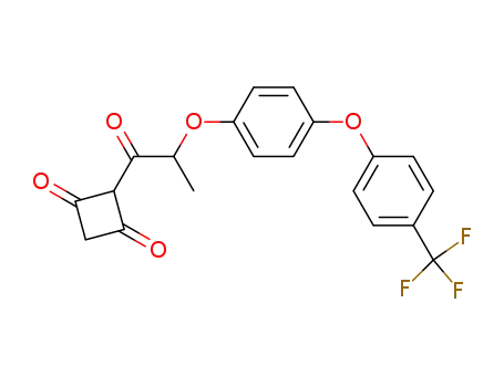 2-[[2-[4-(4-trifluoromethylphenoxy)phenoxy]propionyl]]cyclobutane-1,3-dione