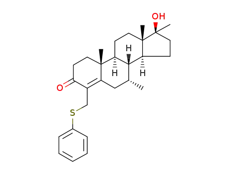 17β-hydroxy-7α,17α-dimethyl-4-(phenylthiomethyl)androst-4-en-3-one