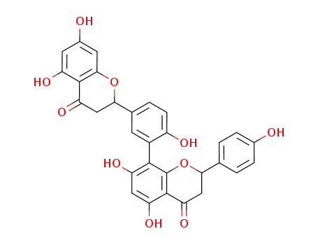 Molecular Structure of 48236-96-0 (Tetrahydroamentoflavone)