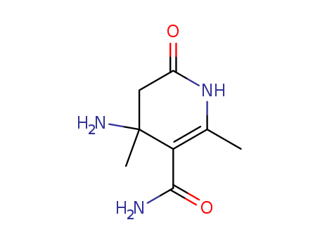 3-Pyridinecarboxamide,4-amino-1,4,5,6-tetrahydro-2,4-dimethyl-6-oxo-