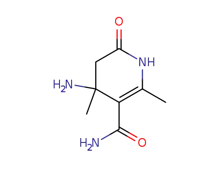 Molecular Structure of 15846-31-8 (4-amino-1,4,5,6-tetrahydro-2,4-dimethyl-6-oxonicotinamide)
