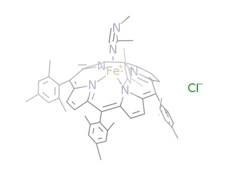 (1,2-dimethylimidazole)tetramesitylporphyrinatoiron(III) chloride