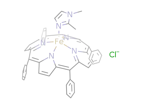 (1,2-dimethylimidazole)tetraphenylporphyrinatoiron(III) chloride