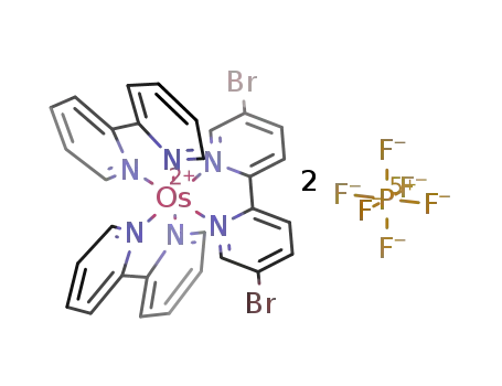 bis(2,2'-bipyridine)(5,5'-dibromo-2,2'-pyridine)osmium(II) hexafluorophosphate