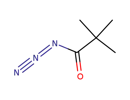 Molecular Structure of 4981-48-0 (PIVALOYL AZIDE			)