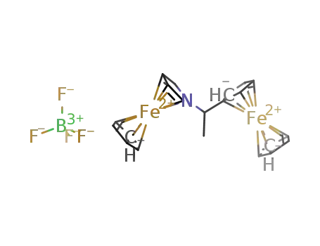 N-(α-ferrocenylethyl)azoniaferrocene tetrafluoroborate