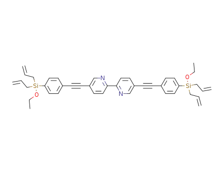 5,5'-bis[4-(diallylethoxysilyl)phenylethynyl]-2,2'-bipyridine