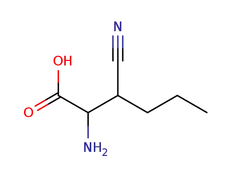 2-amino-3-cyanohexanoic acid
