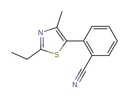 2-(2-ethyl-4-methylthiazol-5-yl)benzonitrile