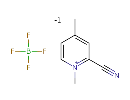 N,4-dimethyl-2-pyridinium-carbonitrile tetrafluoroborate