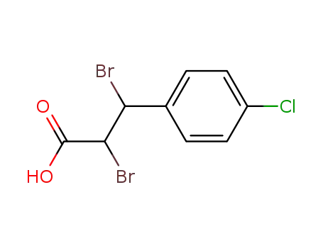 α,β-dibromo-p-chlorohydrocinnamic acid