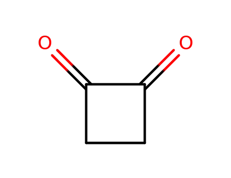 Molecular Structure of 33689-28-0 (1,2-Cyclobutanedione)