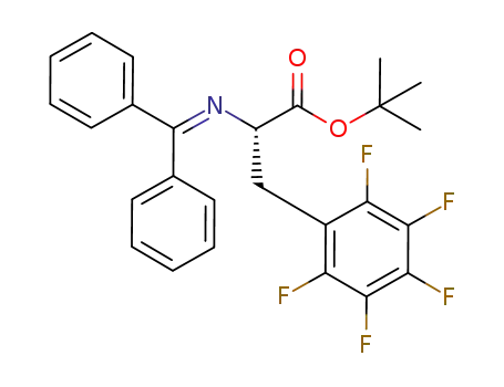 (S)-tert-butyl 2-(diphenylmethyleneamino)-3-(perfluorophenyl)propanoate