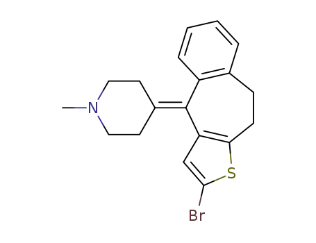 4-(2-bromo-9,10-dihydro-1-thiabenzo[f]-azulen-4-ylidene)-1-methylpiperidine