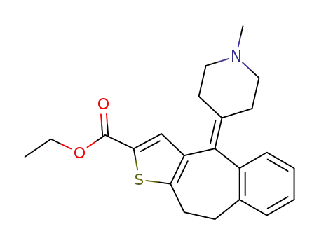 Ethyl [4-(1-methylpiperidin-4-ylidene)-9,10-dihydro-4H-1-thiabenzo[f]azulen-2-yl]carboxylate