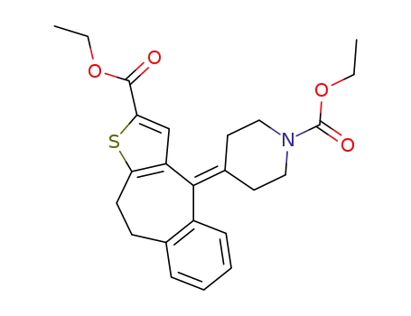 Ethyl [4-(1-ethoxycarbonylpiperidin-4-ylidene)-9,10-dihydro-4H-1-thiabenzo[f]azulen-2-yl]carboxylate