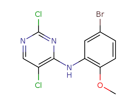(5-bromo-2-methoxyphenyl)-(2,5-dichloropyrimidin-4-yl)amine