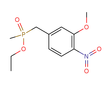 (3-methoxy-4-nitrobenzyl)-methyl phosphonic acid ethyl ester