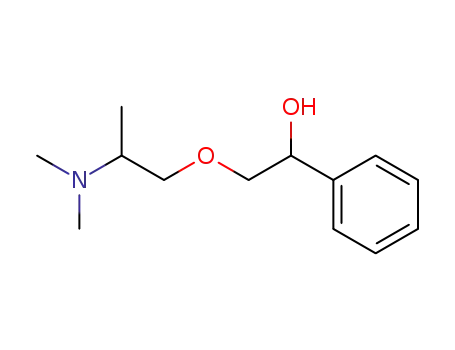 Molecular Structure of 93309-65-0 (2-[2-(dimethylamino)propoxy]-1-phenylethanol)