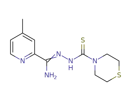 4-methyl-N'-(thiomorpholine-4-carbonothioyl)picolinohydrazonamide