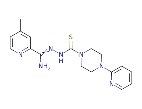 4-methyl-N'-(4-(pyridin-2-yl)piperazine-1-carbonothioyl)picolinohydrazonamide