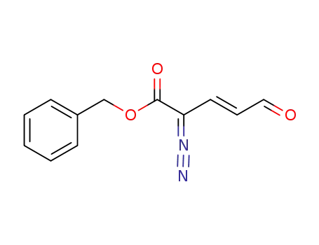 (E)-benzyl 2-diazo-5-oxopent-3-enoate