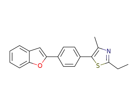 5-(4-benzofuran-2-ylphenyl)-2-ethyl-4-methylthiazole